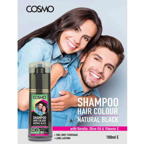 Cosmo Hair Color Black Shampoo in Pakistan,