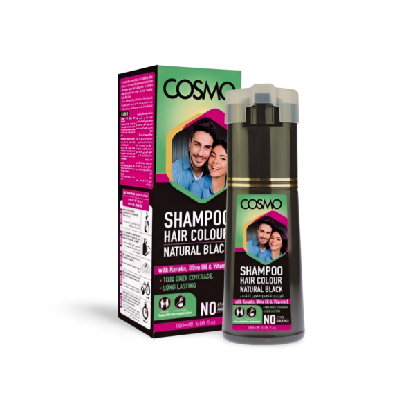 Cosmo Hair Color Black Shampoo in Pakistan,